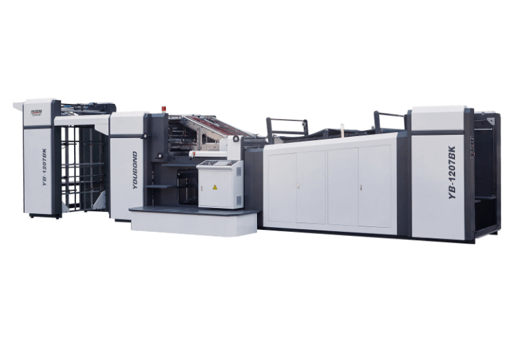 yb-bk model intelligent cardboard laminating machine by youbond company