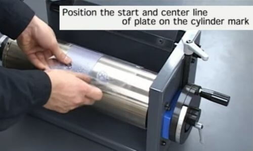 easy position of plat on the cylinder mark of if330