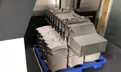 palletizing system of blanking machine