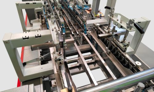 aligner unit of folding and gluing machine