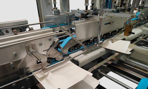 lock bottom unit of folding and gluing machine