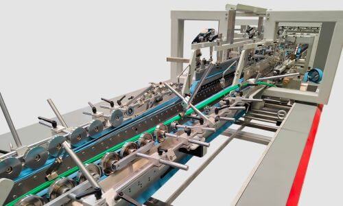 final folding unit of folding and gluing machine