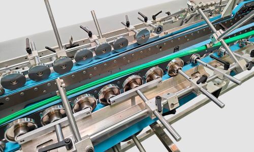 final folding unit of folding and gluing machine