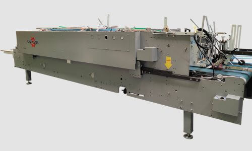 final folding unit of folding and gluing machine